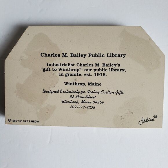 The Cat's Meow Village Collectibles Lot Of 9 Pieces 1986 - 1989 Beauregard - Picture 12 of 12